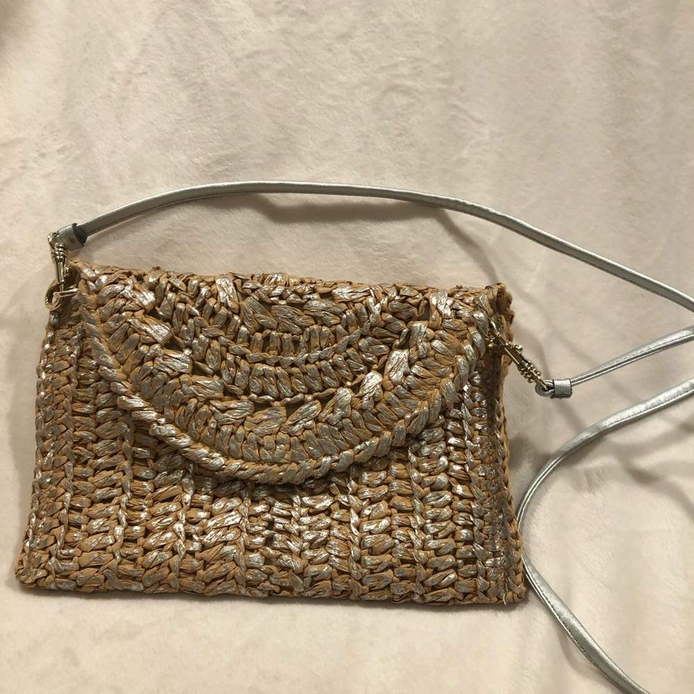 Cute raffia type crossbody